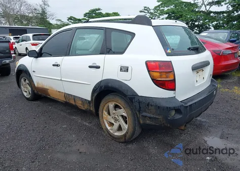 2003 Pontiac Vibe from USA, damaged, VIN 5Y2SL62833Z404495